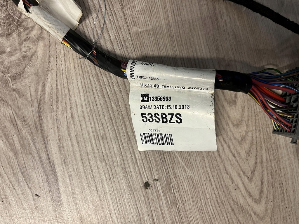 фото №7, Opel adam жгут электропроводка панели консоли 13356903