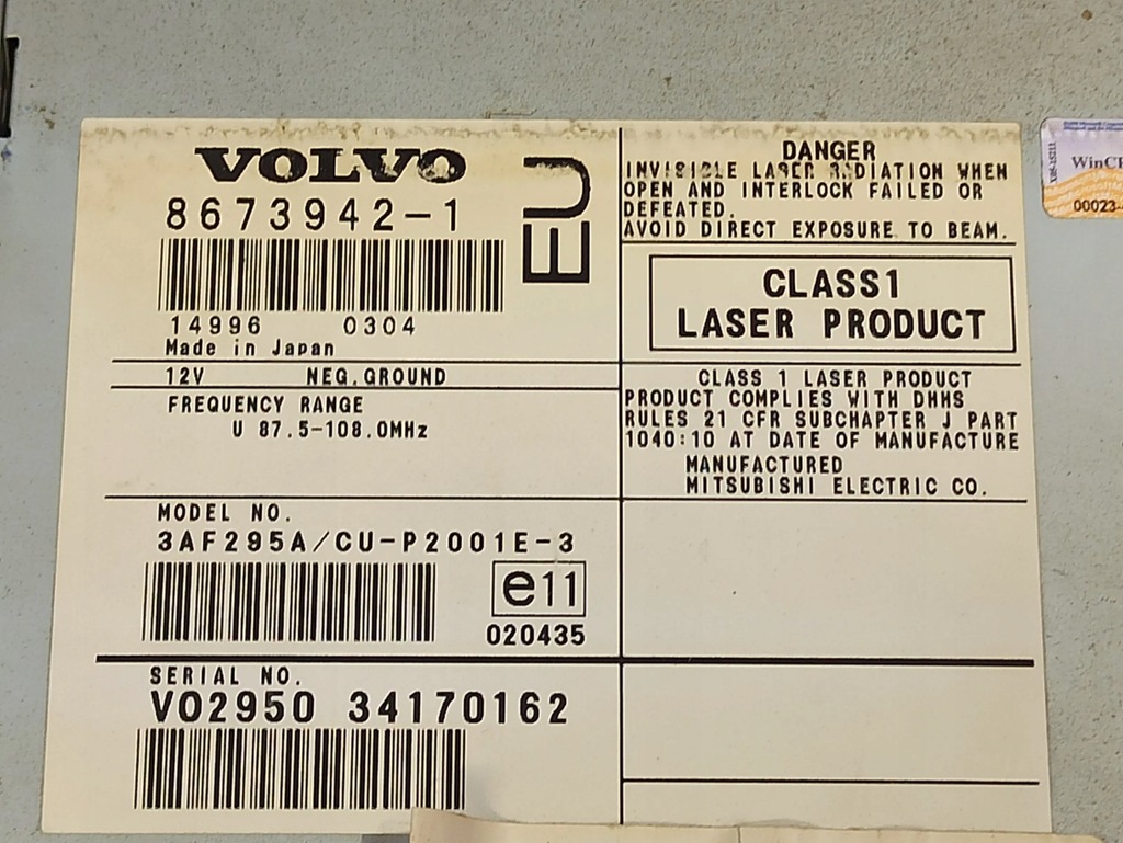 фото №7, Volvo v70 2004 чейнджер cd