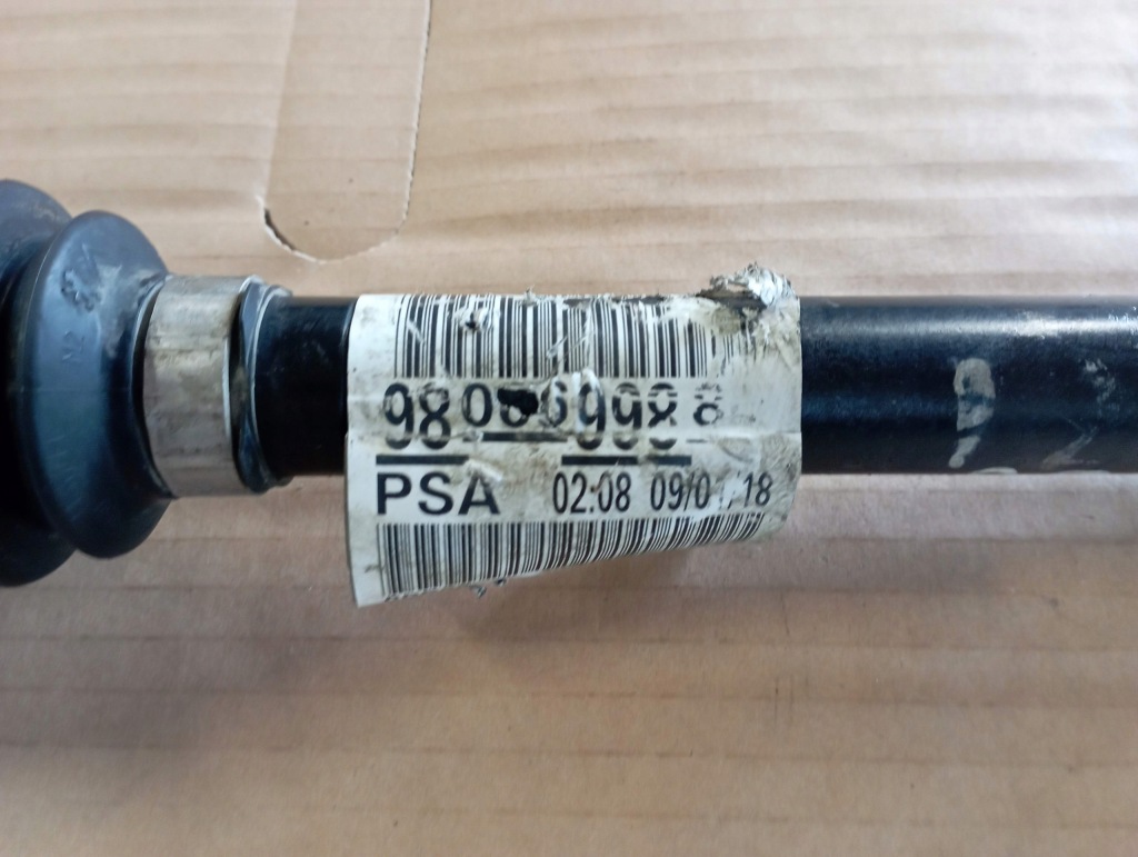 фото №4, Peugeot 3008 ii привідний вал ліва 9806699880