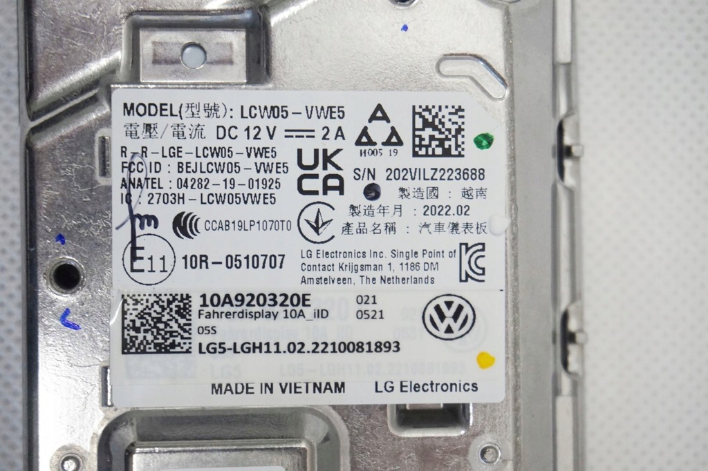 фото №9, Лічильник прилади lcd vw id4 id5 id.4 id.5 10a920320e