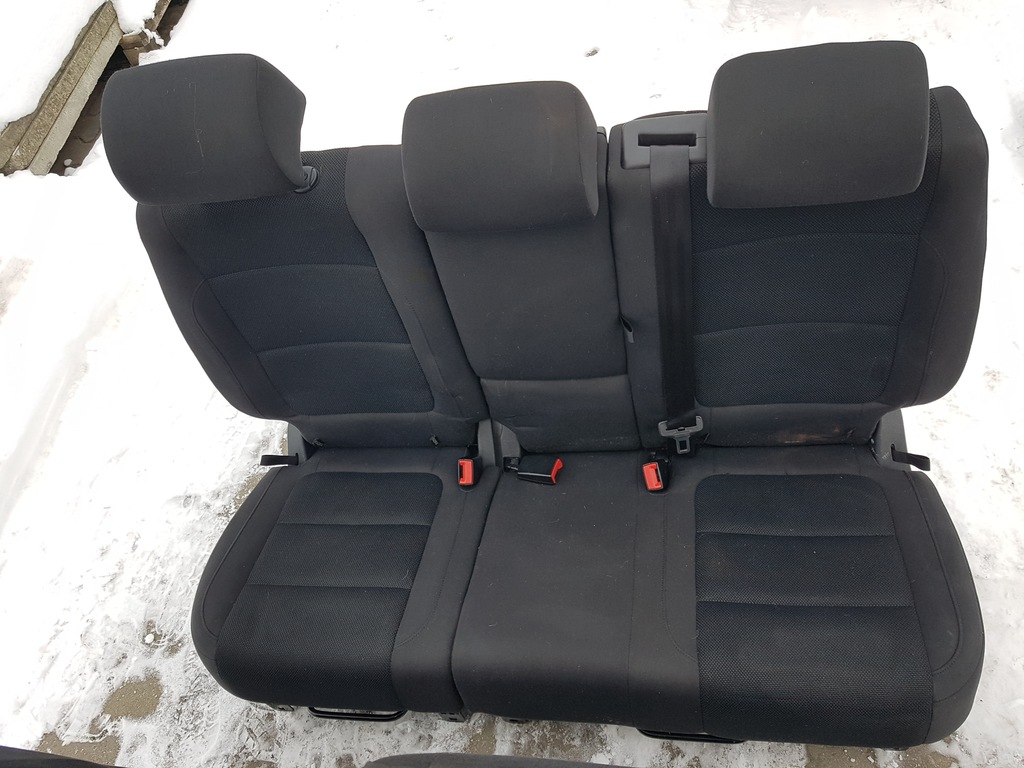 фото №5, Vw tiguan i 5n 06-15r r-line сиденья заднее сиденье комплект