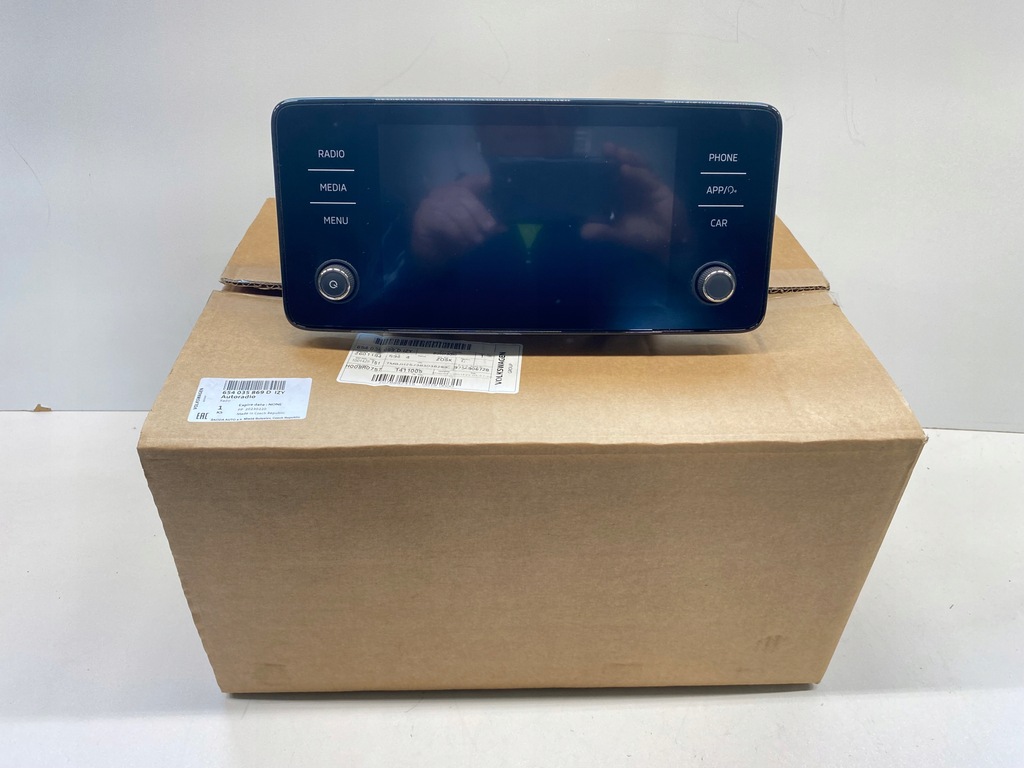 фото №9, Экран панель радио навигация navi mib3e skoda kamiq scala 654