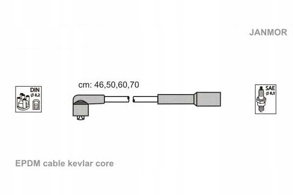 фото №2, Дроти запалювання kpl. fiat janmor