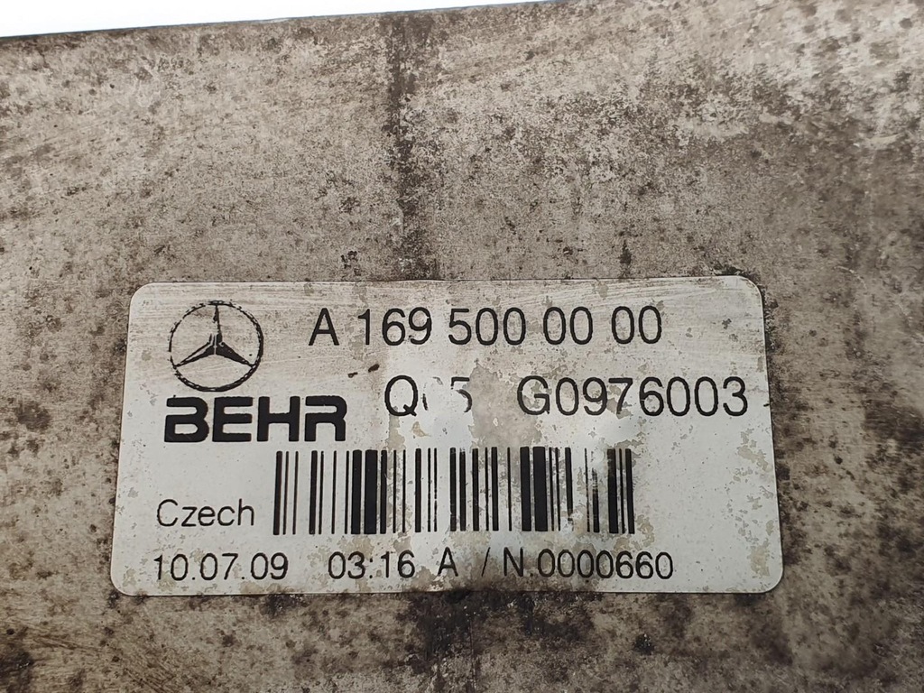 фото №6, Радиатор интеркулер mercedes w169 a1695000000