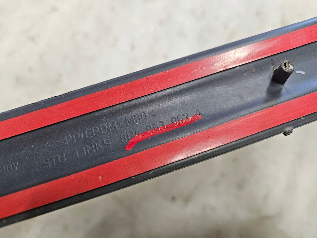 фото №8, Audi a3 8p sportback 5d молдинг дверь левая задняя задняя 8p4853963a