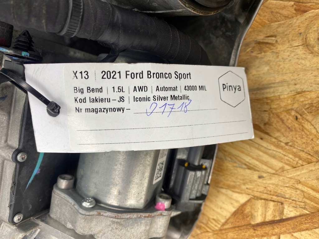 фото №9, Передний мост редуктор коробки ford kuga mk3 escape 2020+ usa bronco sport