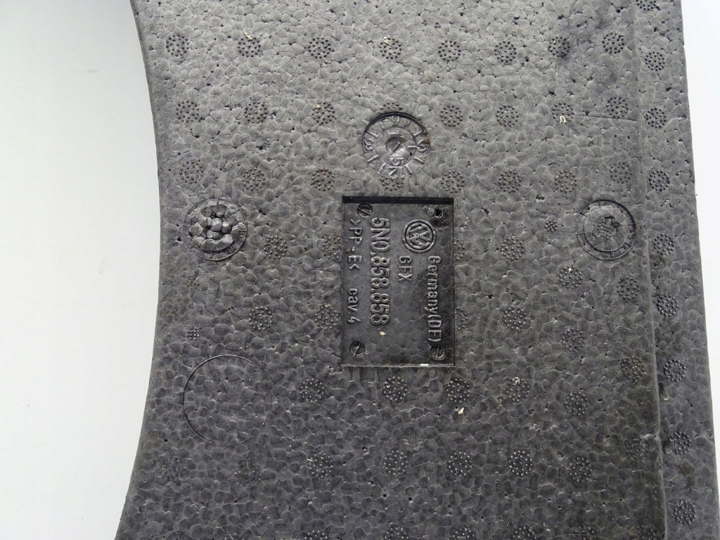 фото №11, Пена пенополистирол вкладыш багажника колеса запасного vw tiguan i 5n 5n0858858