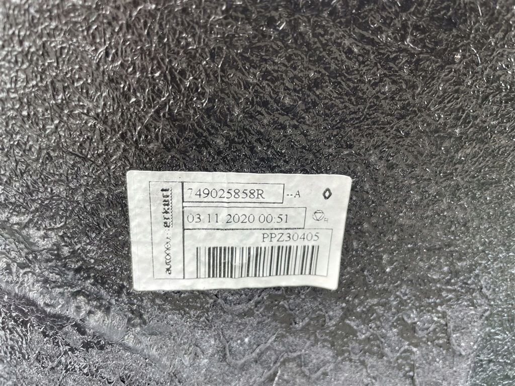 фото №5, Коврик обшивка пол 749025858r hb 5дверь renault clio 5 v 19-23r 20r