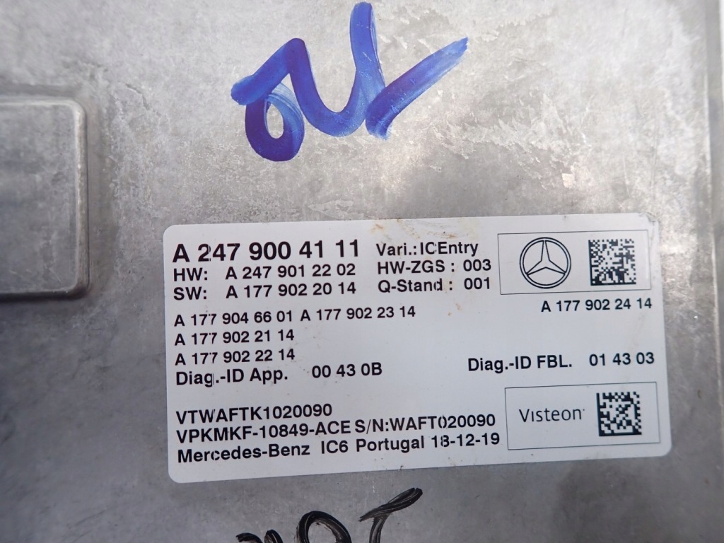 фото №3, Модуль блок керування mercedes b-klasa w247 1.5 cdi 20r