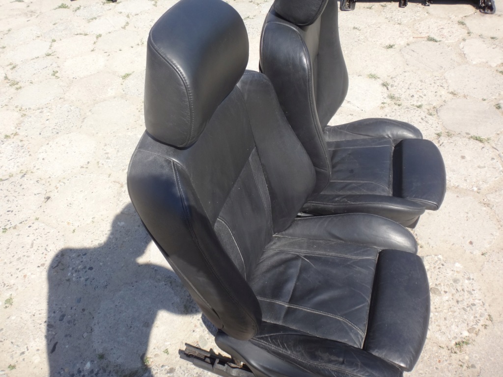 фото №7, Комплект сидіння сидіння заднє сидіння задня шкіра bmw x5 e53 чорні m-pakiet