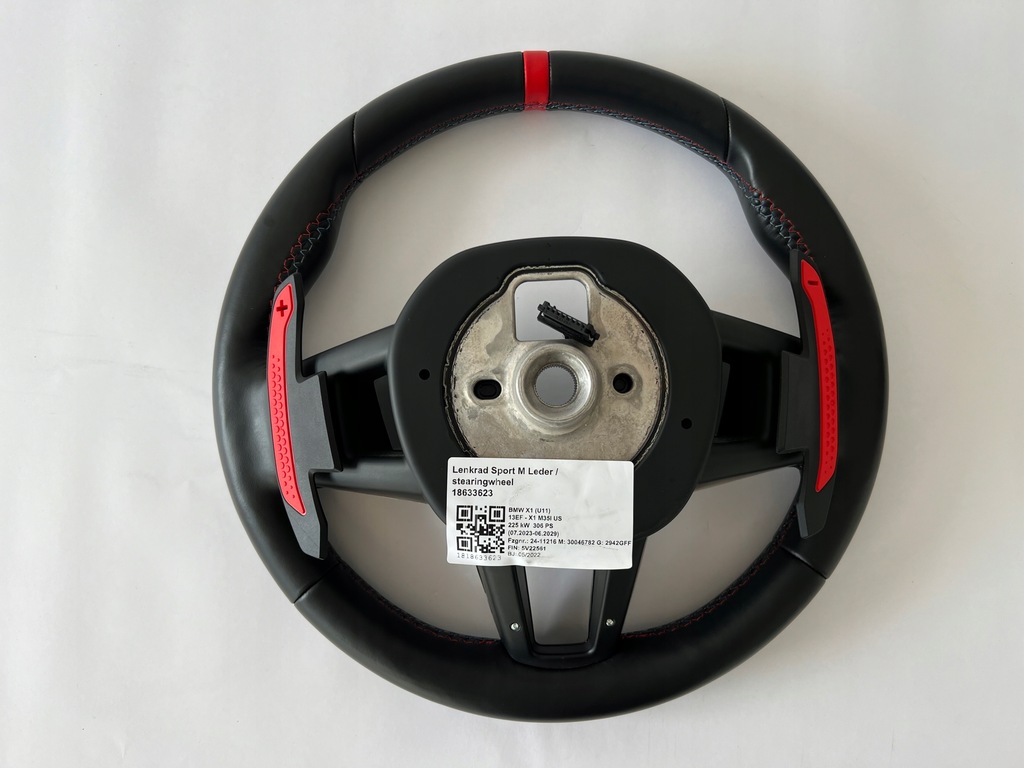 фото №6, Bmw x1 u11 2 u06 воздуховод кожа m-pakiet лепестки переключения управление idealna