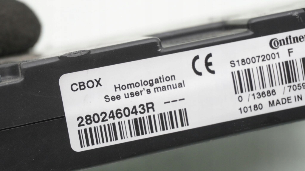 фото №4, Модуль блок керування cbox renault scenic iii 280246043r