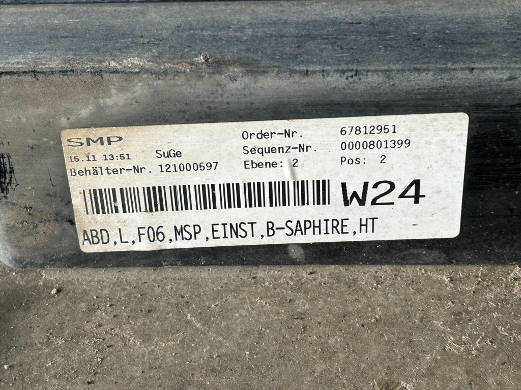 фото №5, Молдинг порог левая правая blacksaphir bmw 6 f06 xdrive usa m-pakiet