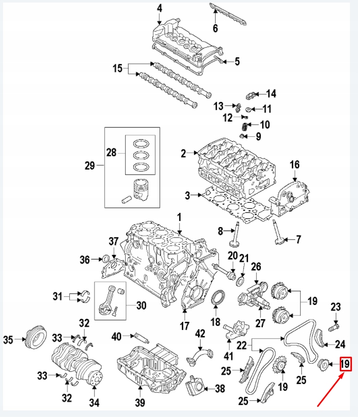 фото №9, Audi a3 8p двигун розподільний розподільний вал зірочка 022109087k