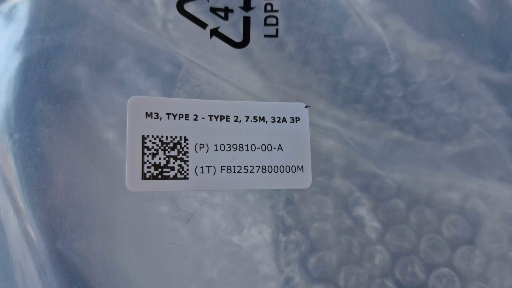 Шланг зарядное устройство электрический кабель tesla volex vecgpeu32p3 1039810-00-a gwr Недорого