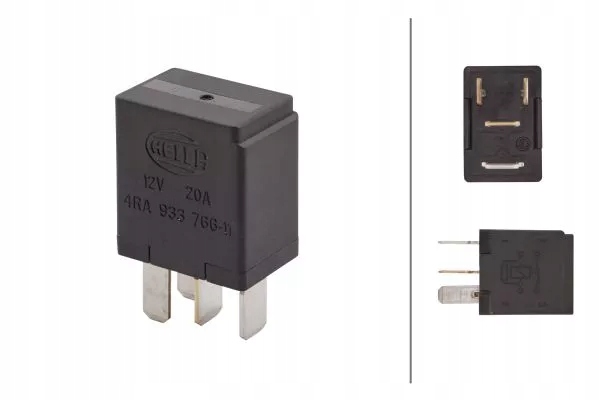 фото №11, Реле zal. мікро 12v hella 4ra 933 766-111