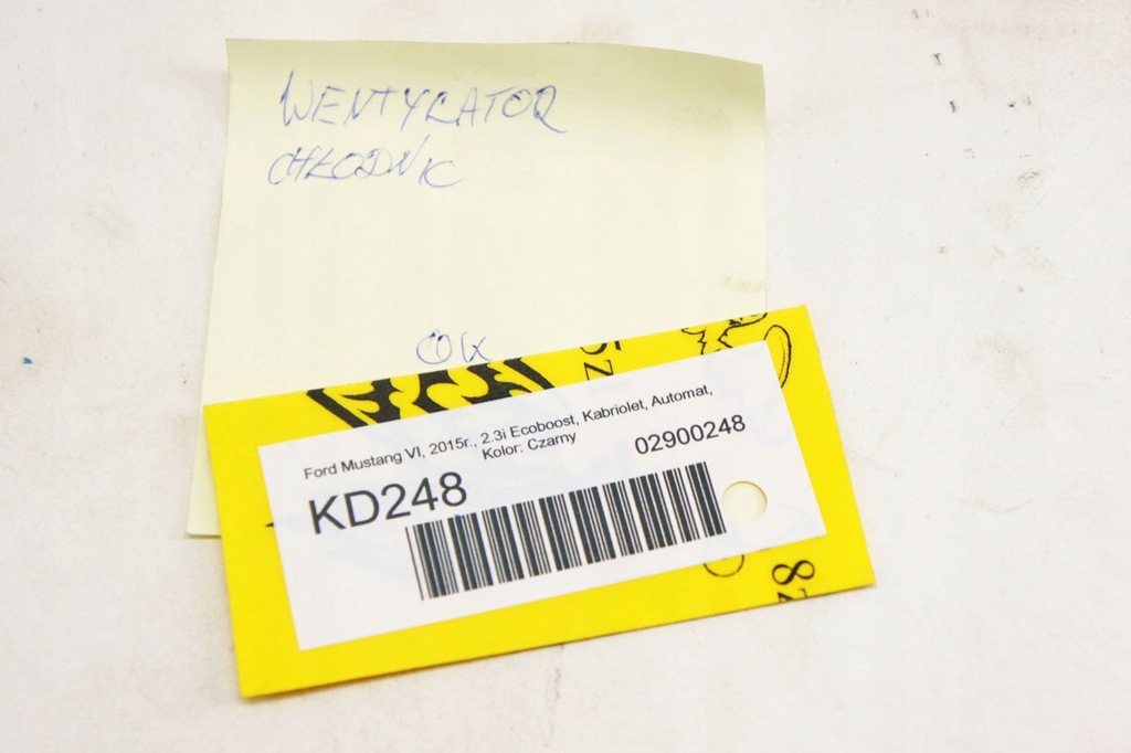 фото №6, Kd248 ford mustang vi 2.3 вентилятор вентилятора