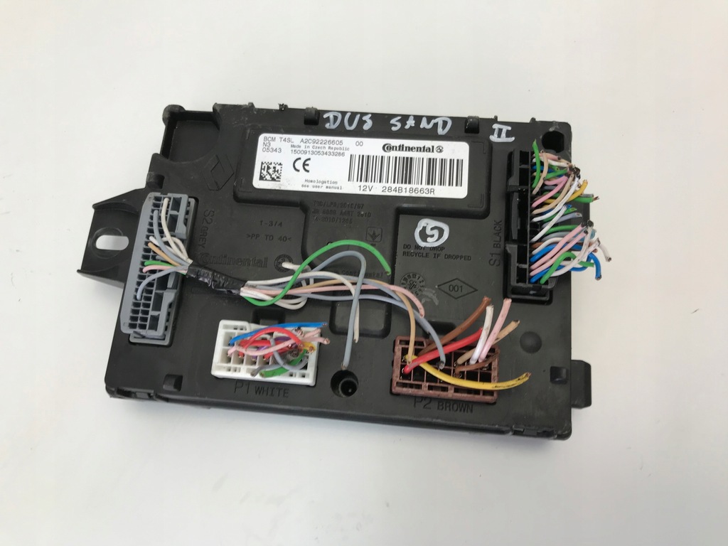 фото №1, Модуль bcm bsm dacia sandero ii 284b18663r