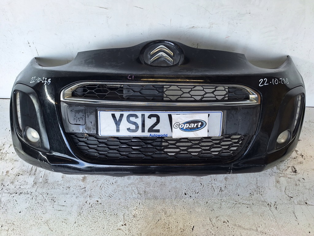 фото №1, Citroen c1 lift 12-14 бампер + led