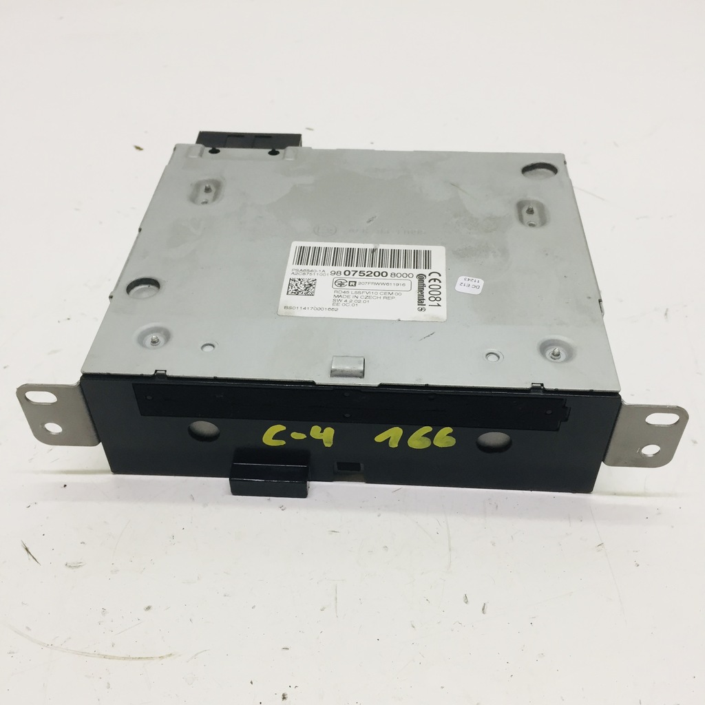 фото №1, Радио 9807520080 citroen c4 ii b7