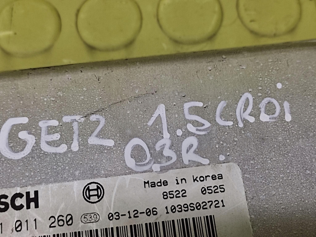 фото №5, Hyundai getz 1.5 crdi блок керування двигуна 0281011260