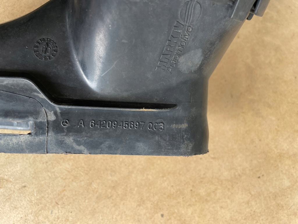 фото №4, Защита поперечина труба воздухозаборник a2125000155 mercedes w212 350 cdi