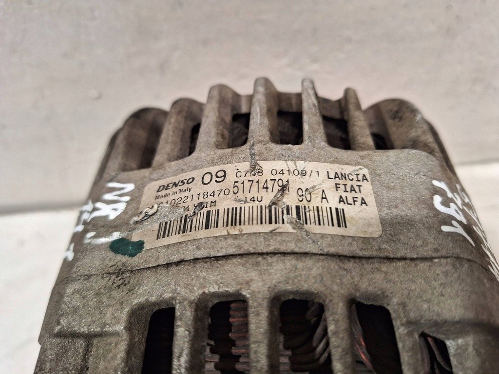 фото №6, Генератор denso 51714791 fiat panda ii 1.2 8v 03-