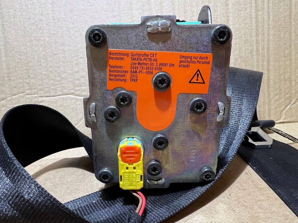 фото №8, Audi a8 d4 pas безопасности средний задняя 4h0857807k