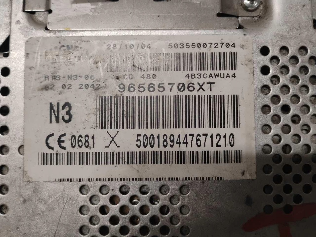 фото №5, Радіо cd citroen c4 96565706xt