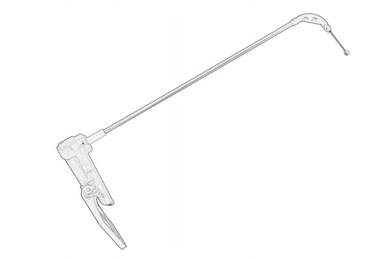 фото №1, Трос замка крышки двигателя renault captur jb/je 656225059r