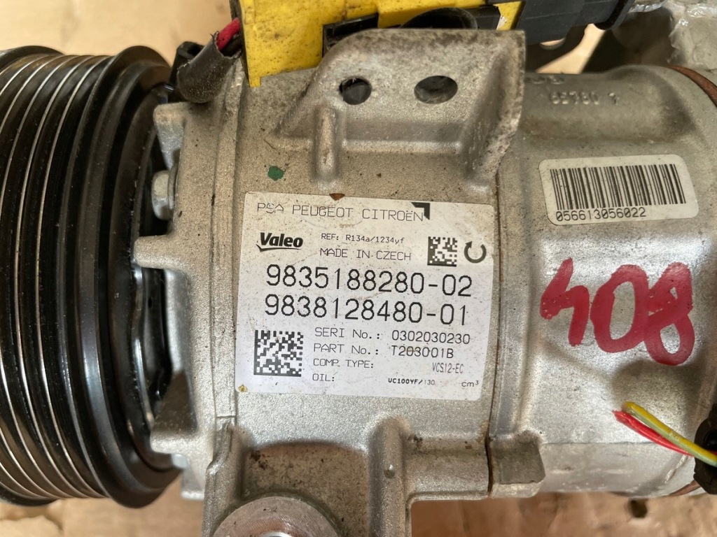 Peugeot citroen opel 1.2 thp компресор кондиціонера 9835188280 Оригінал