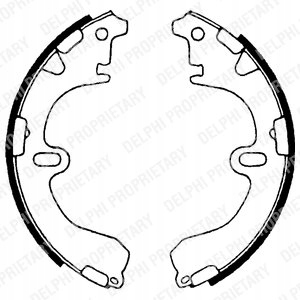 фото №2, Delphi ls1315 набір колодка гальмівних