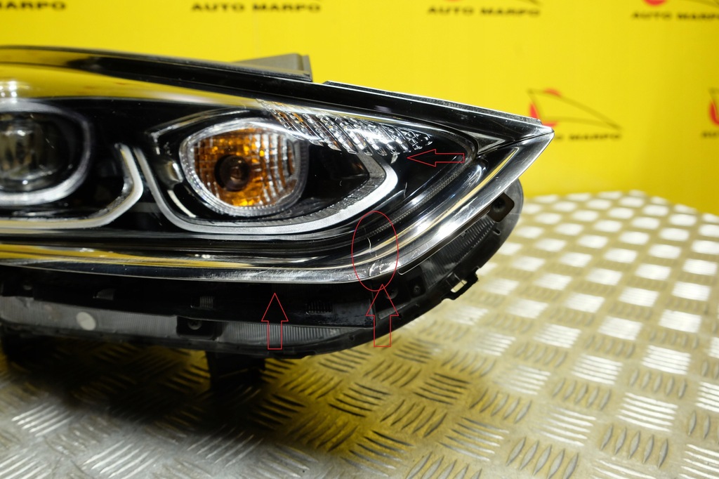 фото №7, Hyundai sonata lift 2018- фара лампа перед full led r usa