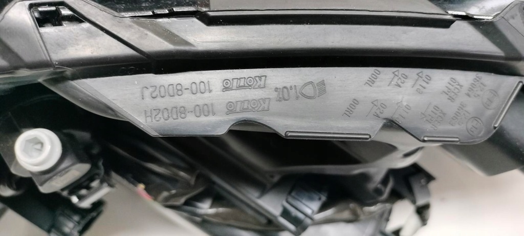 фото №14, Nissan qashqai 3 j12 лампа правая передняя правый перед full led адаптивный