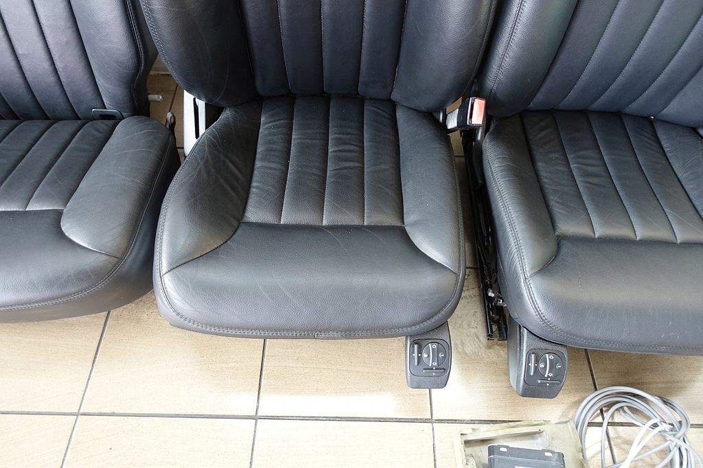 фото №6, Mercedes w164 ml оббивка сидіння сидіння шкіра підігрів надувний