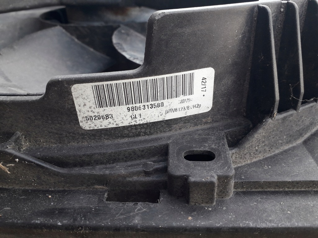 фото №3, Вентилятор peugeot rifter citroen berlingo