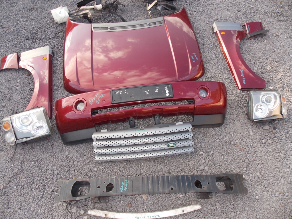 фото №5, Бампер капот крила лампа комплект перед range rover vogue 4.4 lrc 696