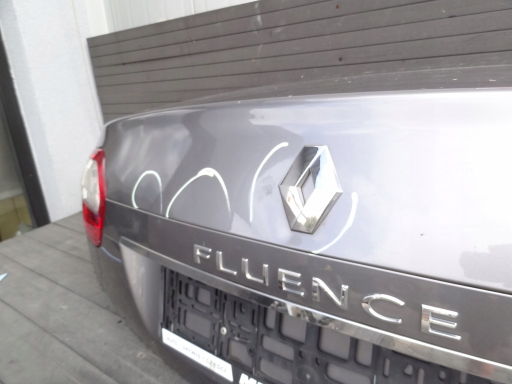 фото №8, Renault fluence 2014 кришка багажника багажника комплектна org