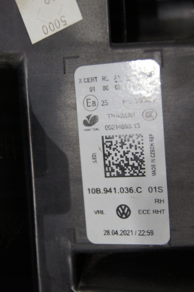 фото №8, Full led vw id.3 id3 права europa iq light id.3 лампа 10b941036c