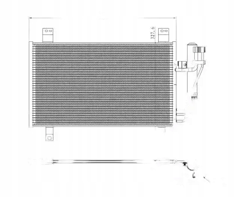фото №1, Конденсатор радіатор кондиціонера 350361 nrf