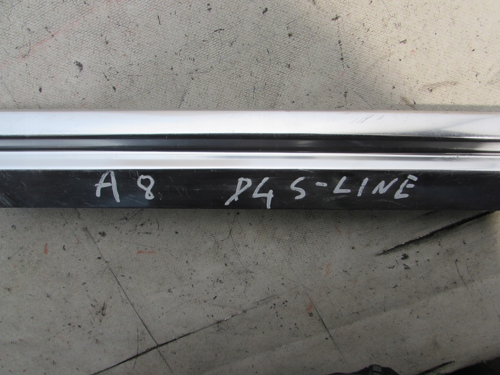 фото №15, Молдинг поріг ліва хром audi a8 d4 long 4h4853985b a 4 d поріг