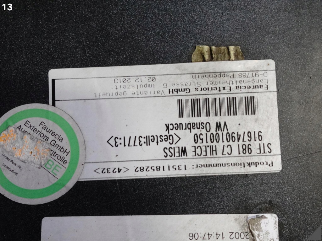 Porsche cayman 981 12-16 обычный basic бампер бампер задний 98150541104 Недорого