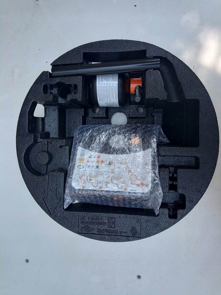 фото №1, Вкладыш пенополистирол колеса багажника renault clio iv