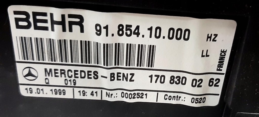 фото №14, Mercedes slk w170 r170 обігрівач