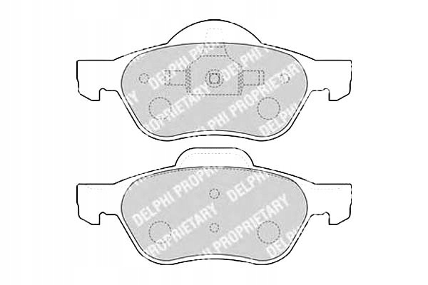фото №2, Delphi lp1714 набор тормозных колодок тормозных, тормоза дисковые
