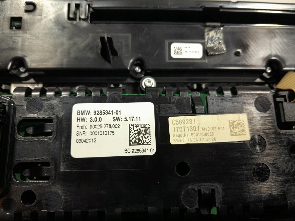 фото №7, Bmw 5 f10 f11 перемикач кондиціонера обдув панель радіо 9285341