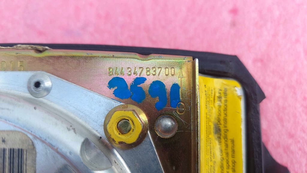 фото №9, Porsche 964 944 подушка безопасности водителя подушка w руль оригинальный номер 2591