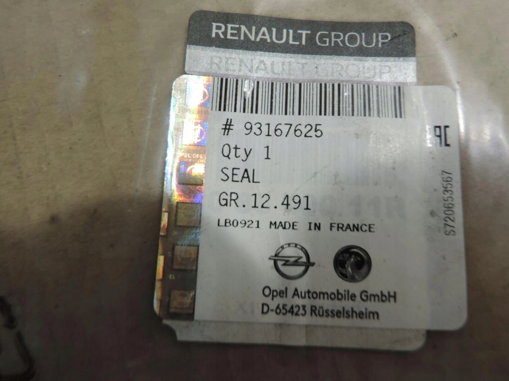 фото №8, Шумоизоляция дверь правых перед opel movano b 93167625 новый оригинал