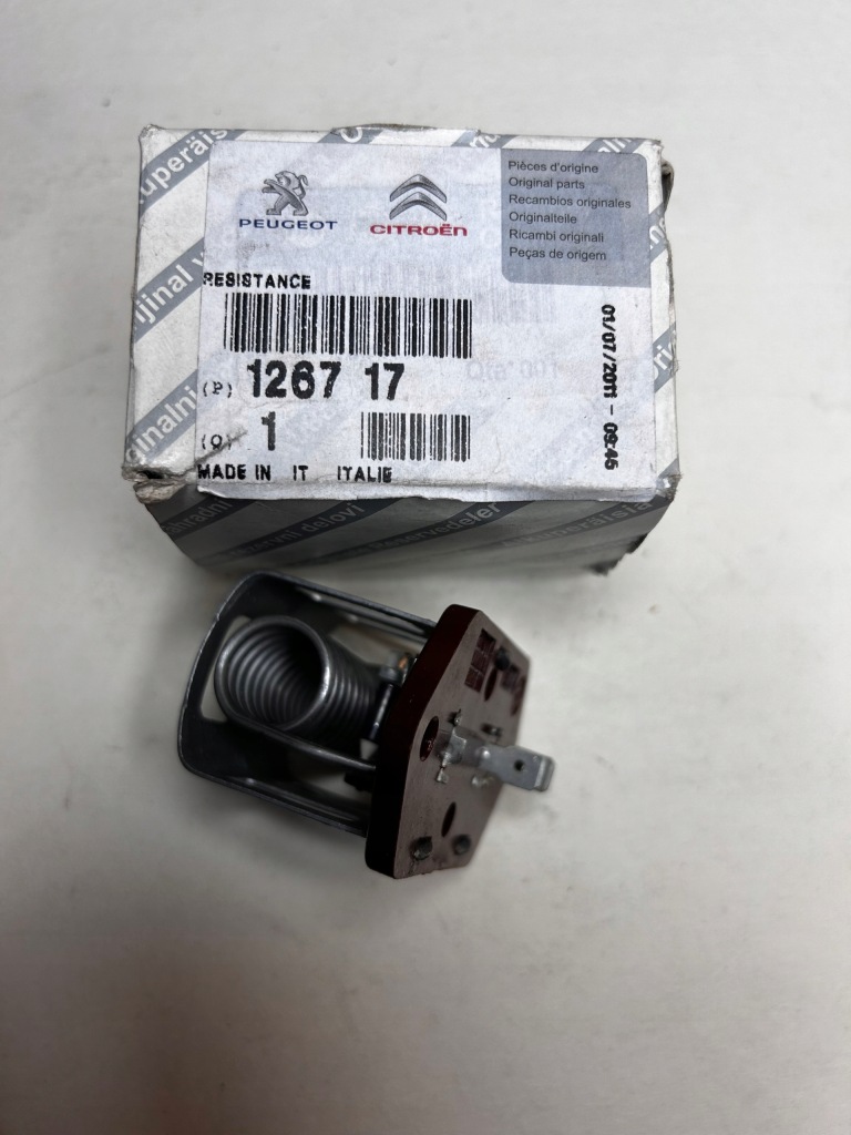 фото №1, Резистор вентилятор citroen оригінальний номер 1267.17