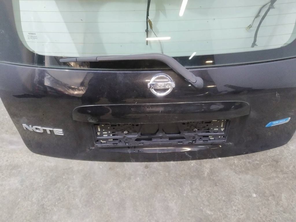 фото №4, Крышка багажника задняя стекло czarna nissan note i 2004-